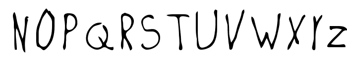 8 Year Old Font UPPERCASE