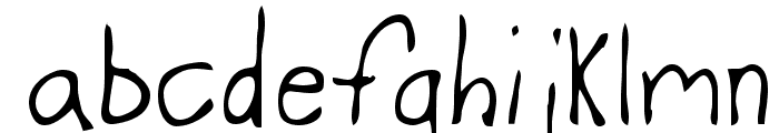 8 Year Old Font LOWERCASE