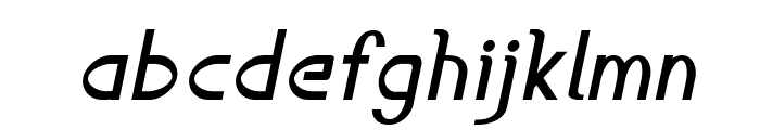Accordion-BoldItalic Font LOWERCASE