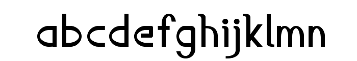 Accordion-Bold Font LOWERCASE
