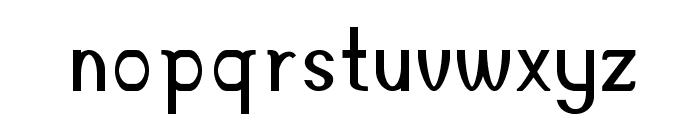 Accordion-Bold Font LOWERCASE