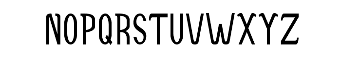 Accordion-CondensedBold Font UPPERCASE