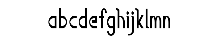 Accordion-CondensedBold Font LOWERCASE