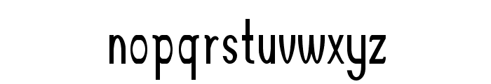 Accordion-CondensedBold Font LOWERCASE