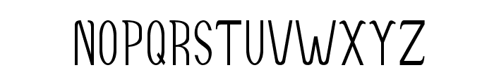 Accordion-CondensedRegular Font UPPERCASE