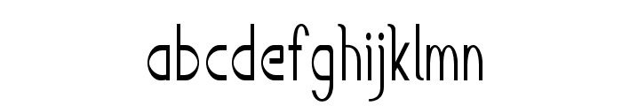Accordion-CondensedRegular Font LOWERCASE