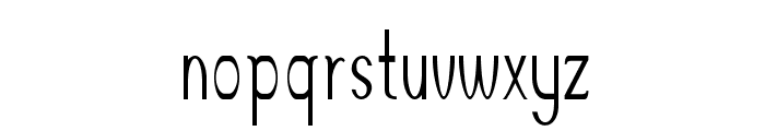 Accordion-CondensedRegular Font LOWERCASE