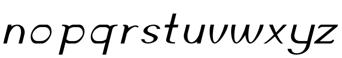 Accordion-ExpandedItalic Font LOWERCASE