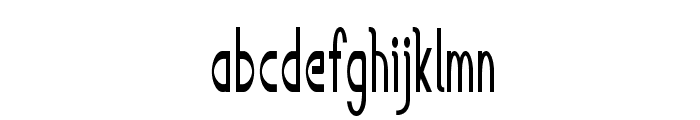 Accordion-ExtracondensedBold Font LOWERCASE