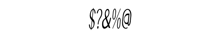 Accordion-ExtracondensedItalic Font OTHER CHARS