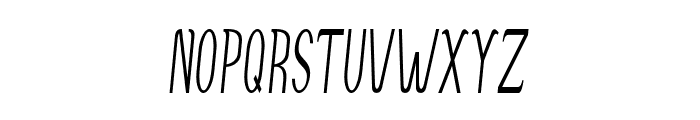 Accordion-ExtracondensedItalic Font UPPERCASE