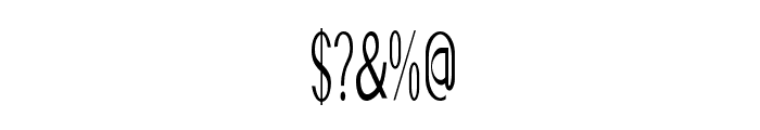 Accordion-ExtracondensedRegular Font OTHER CHARS
