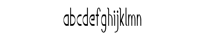 Accordion-ExtracondensedRegular Font LOWERCASE