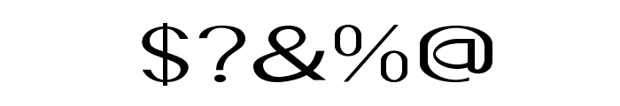 Accordion-ExtraexpandedRegular Font OTHER CHARS