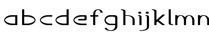 Accordion-ExtraexpandedRegular Font LOWERCASE