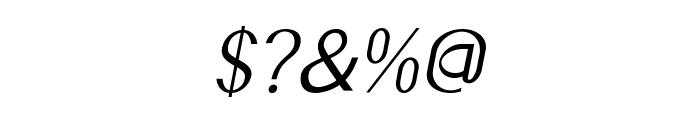 Accordion-Italic Font OTHER CHARS