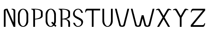 Accordion Font UPPERCASE