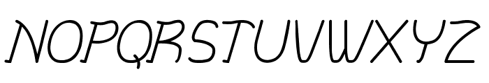 Aishwa Font UPPERCASE