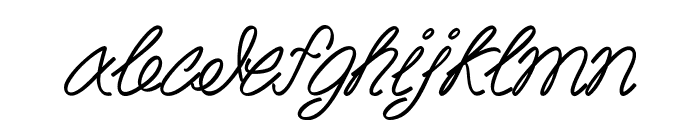 Akir-BoldItalic Font LOWERCASE