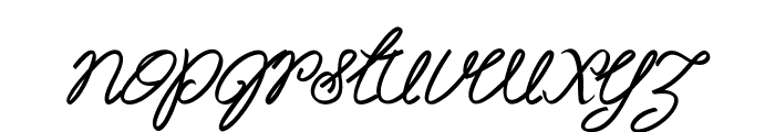 Akir-BoldItalic Font LOWERCASE