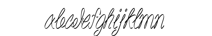 Akir-CondensedItalic Font LOWERCASE