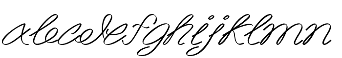 Akir-ExpandedItalic Font LOWERCASE