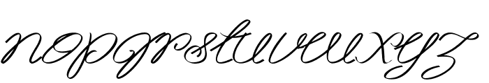 Akir-ExpandedItalic Font LOWERCASE