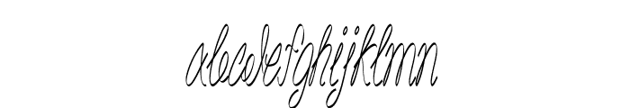Akir-ExtracondensedItalic Font LOWERCASE