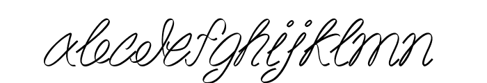 Akir-Italic Font LOWERCASE