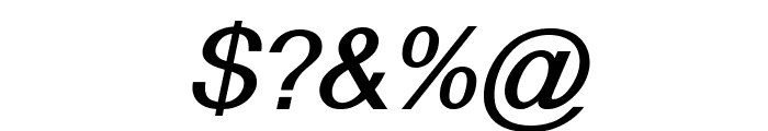 Alido-BoldItalic Font OTHER CHARS