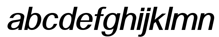 Alido-BoldItalic Font LOWERCASE