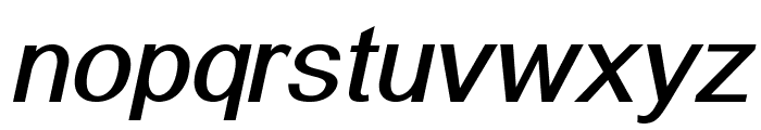 Alido-BoldItalic Font LOWERCASE
