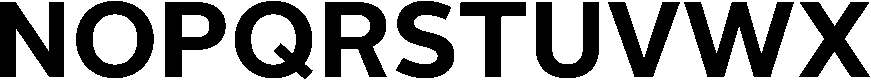 Alright Sans Bold Font UPPERCASE