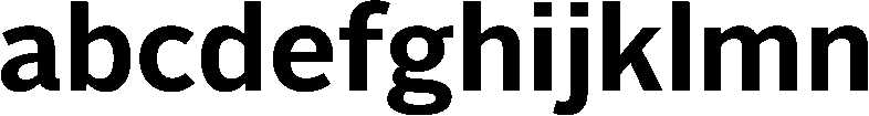 Alright Sans Bold Font LOWERCASE