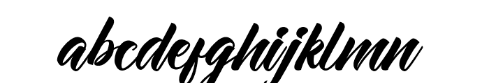 Allita Script Font LOWERCASE