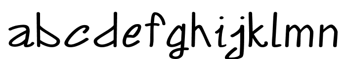 Annarvin-ExpandedRegular Font LOWERCASE