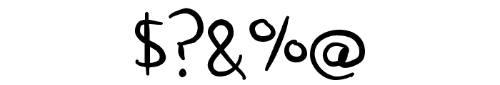 attack of the cucumbers Font OTHER CHARS