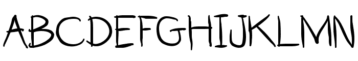attack of the cucumbers Font UPPERCASE