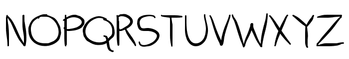 attack of the cucumbers Font UPPERCASE