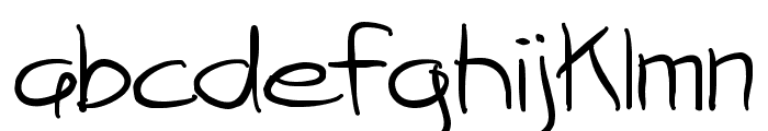 attack of the cucumbers Font LOWERCASE