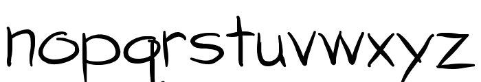 attack of the cucumbers Font LOWERCASE