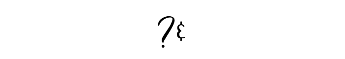 Bareken Typeface Font OTHER CHARS