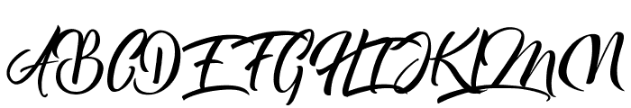 Bareken Typeface Font UPPERCASE