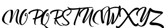 Bareken Typeface Font UPPERCASE