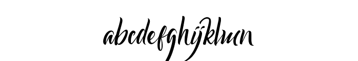 Bareken Typeface Font LOWERCASE