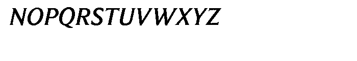 Beaufort Pro Medium Italic Font UPPERCASE
