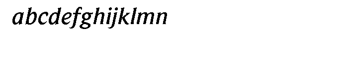Beaufort Pro Medium Italic Font LOWERCASE