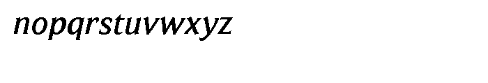 Beaufort Pro Medium Italic Font LOWERCASE