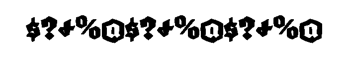 Blaktur Font OTHER CHARS