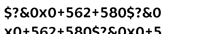 Brevia Semibold Font OTHER CHARS